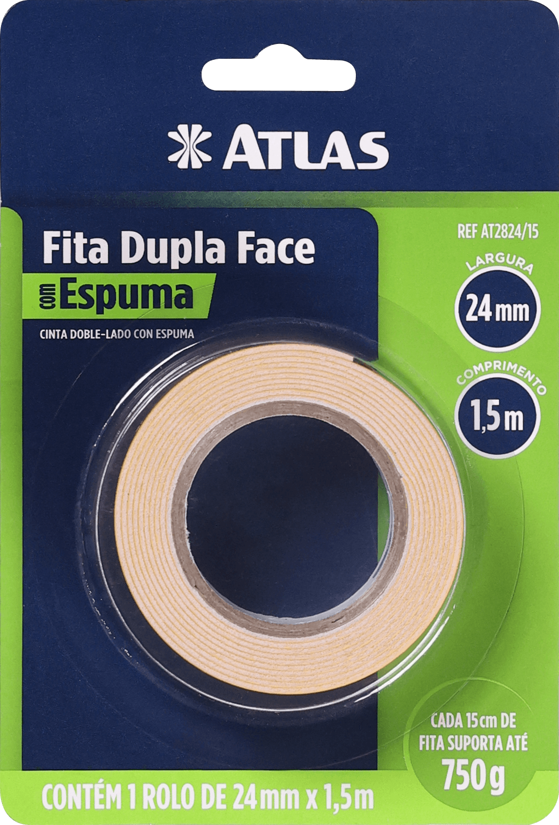 FITA DUPLA FACE ESPUMA