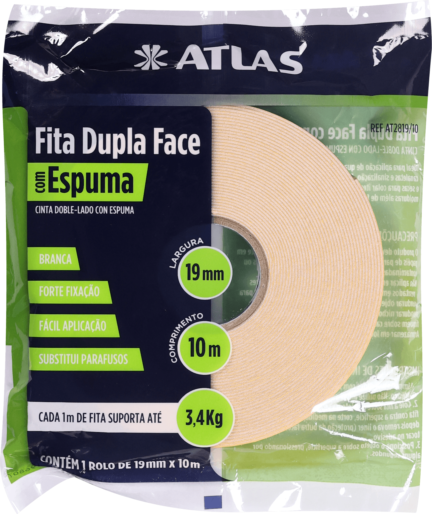 FITA DUPLA FACE ESPUMA