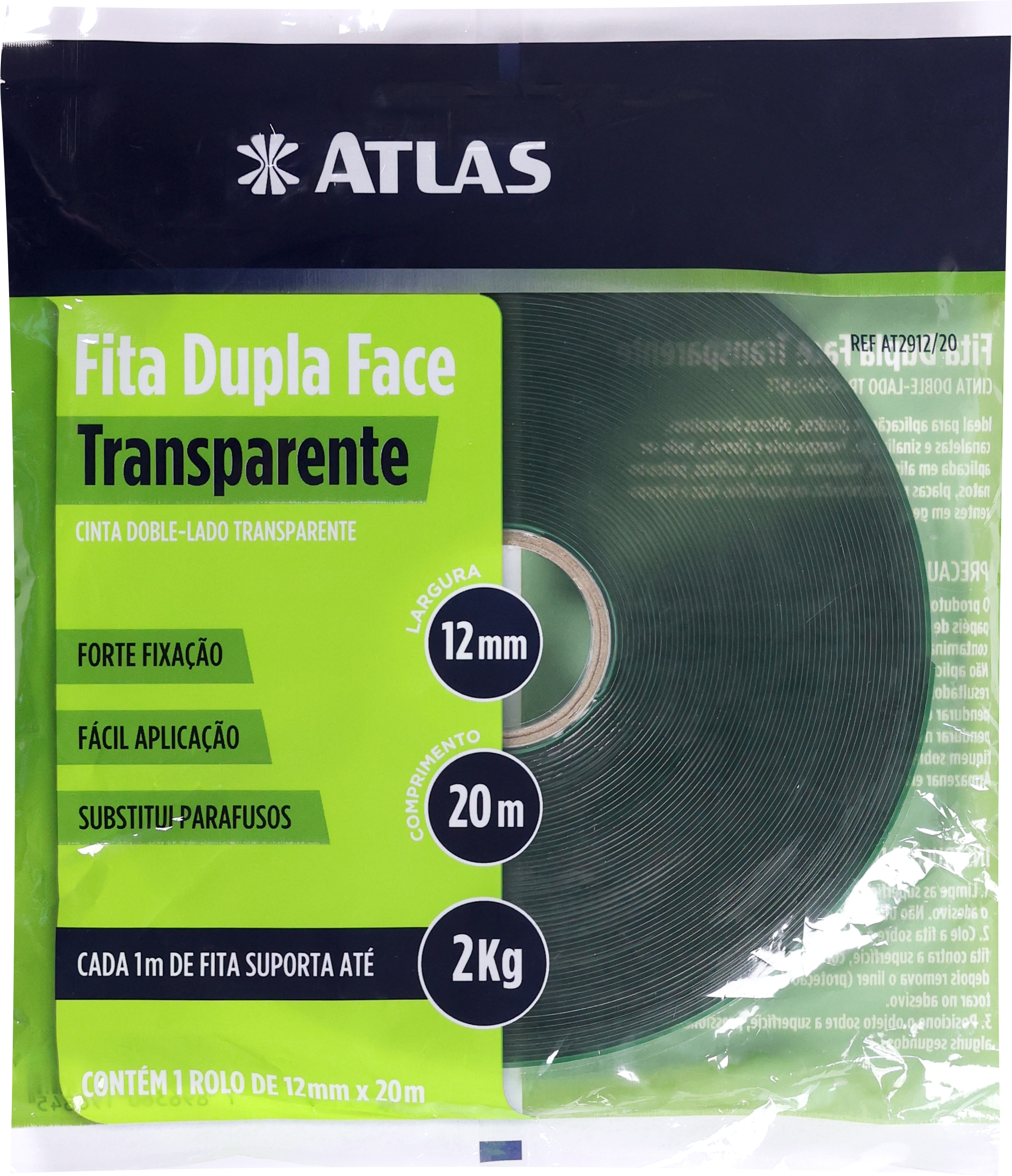 FITA DUPLA FACE TRANSPARENTE