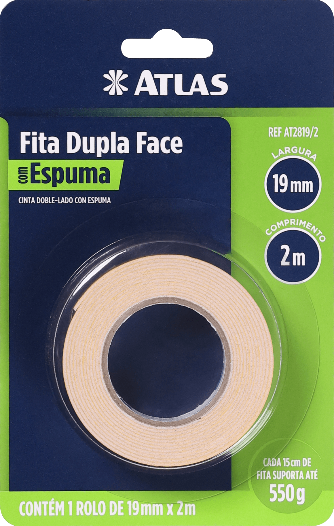 FITA DUPLA FACE ESPUMA